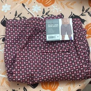 Berkley Jensen Patterned Swim Trunks for Men NWT